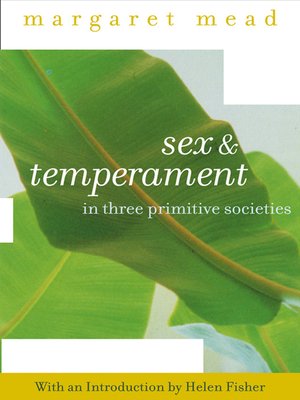 cover image of Sex and Temperament